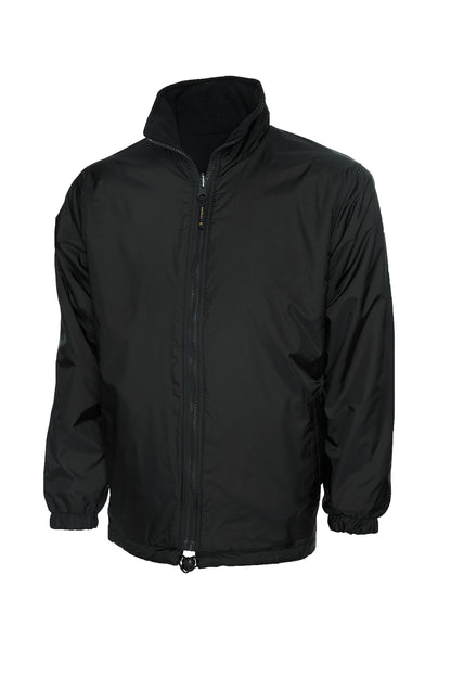 Uneek Premium Reversible Fleece Jacket Black