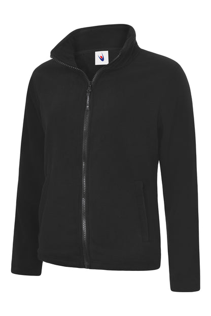 Uneek Ladies Classic Full Zip Fleece Jacket Black