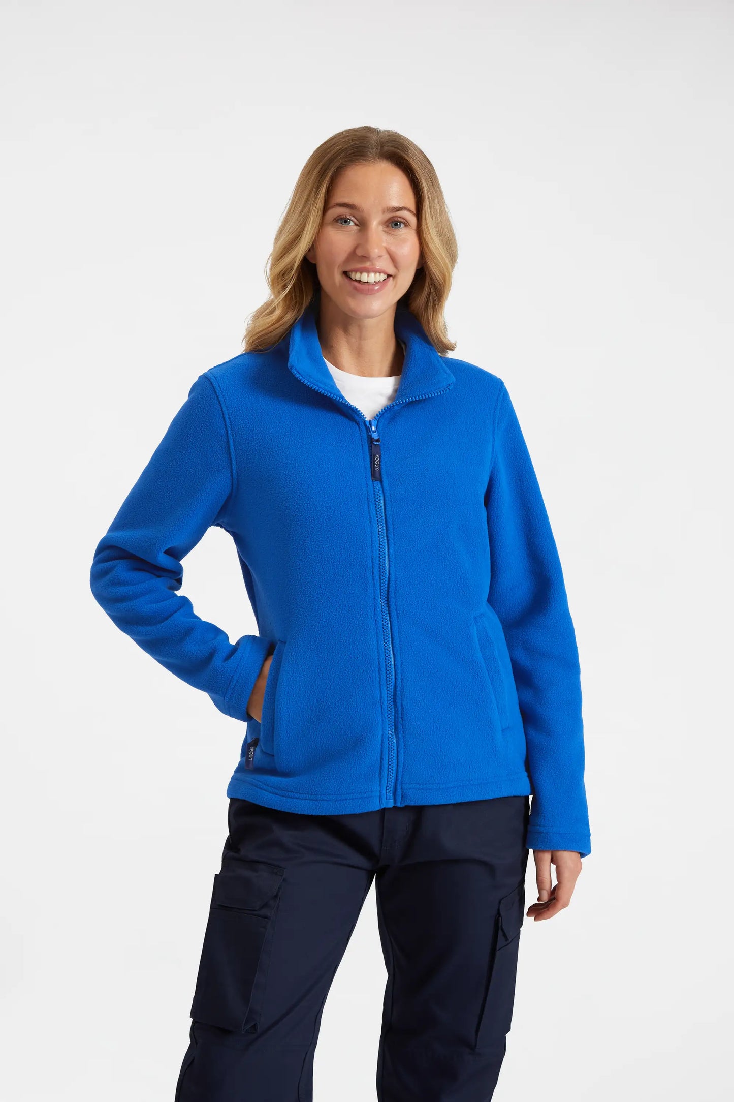Uneek Ladies Classic Full Zip Fleece Jacket Black