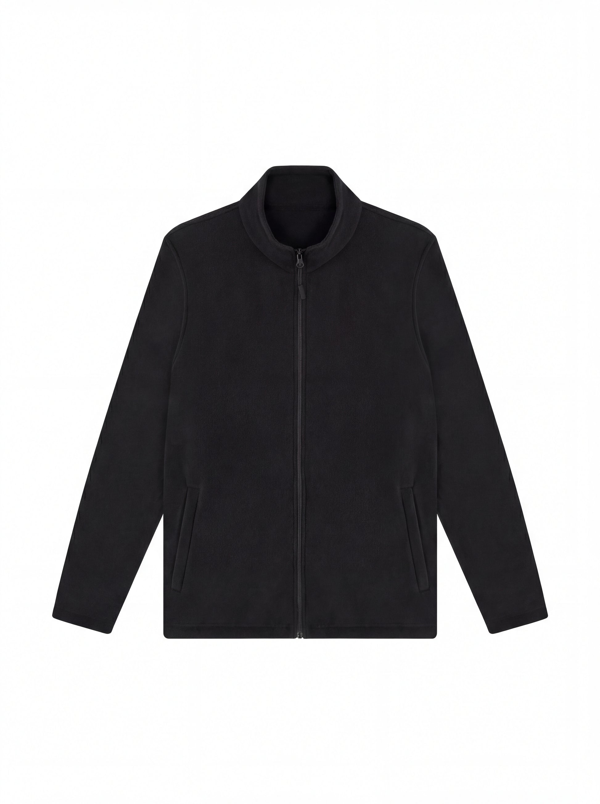 Uneek Lightweight Full Zip Microfleece Jacket Black