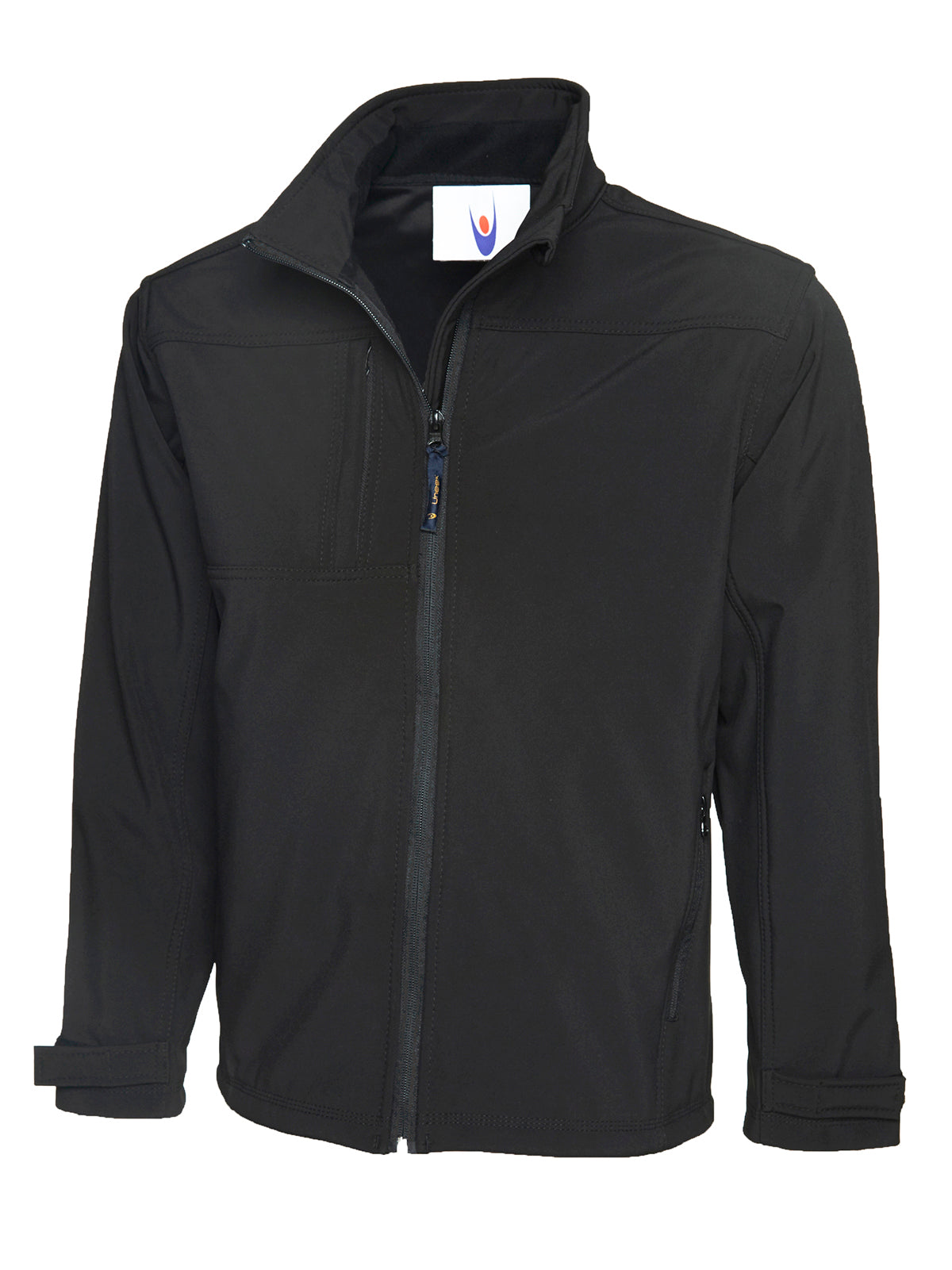 Uneek Premium Full Zip Soft Shell Jacket Black