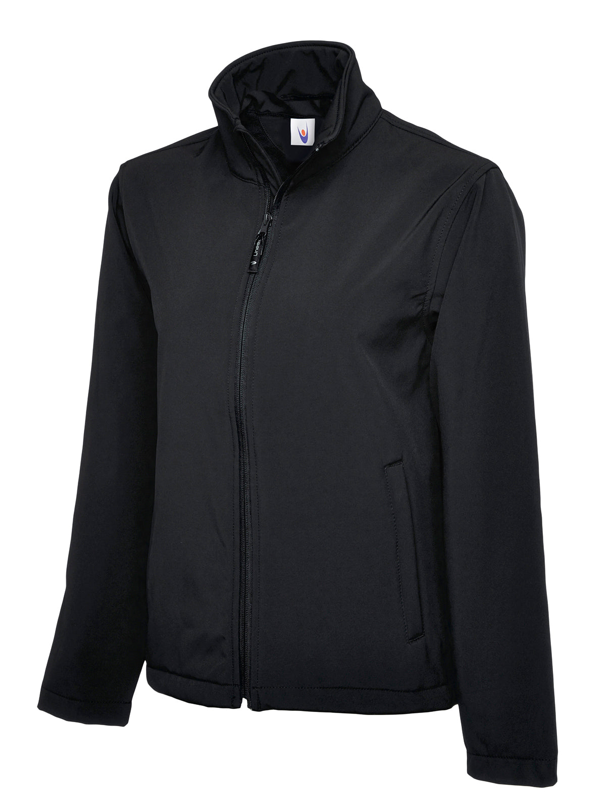 Uneek Classic Full Zip Soft Shell Jacket Black