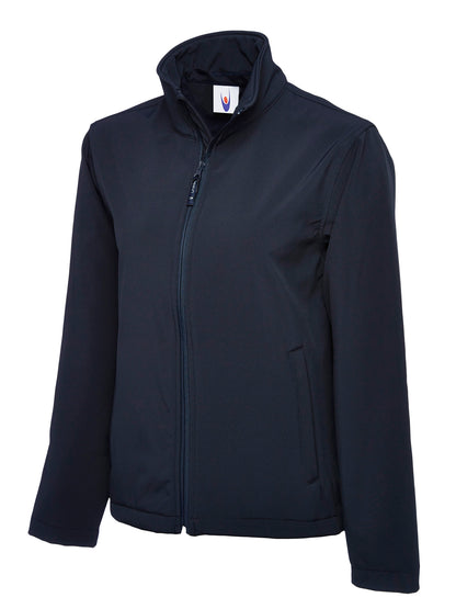 Uneek Classic Full Zip Soft Shell Jacket Navy