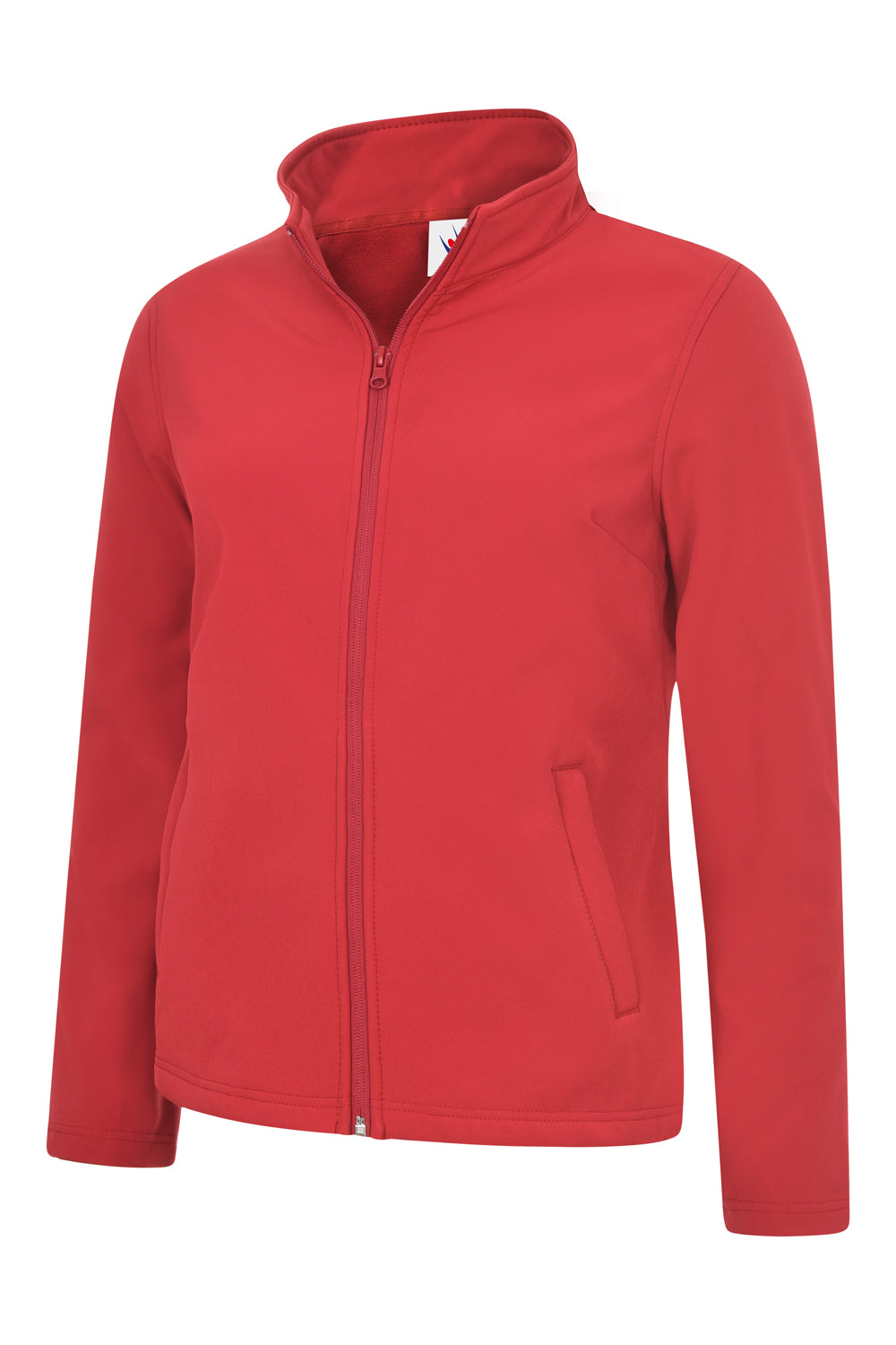Uneek Ladies Classic Full Zip Soft Shell Jacket Red