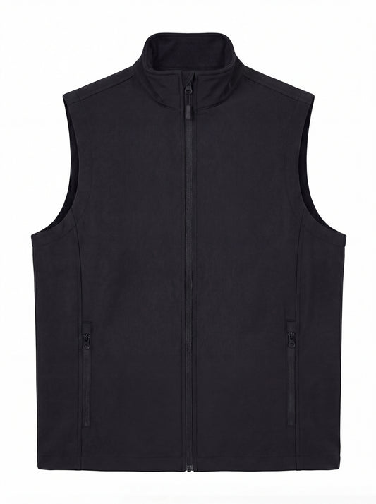 Uneek Printable Softshell Gilet Black/Black