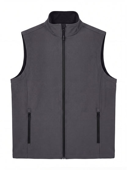 Uneek Printable Softshell Gilet Charcoal/Black