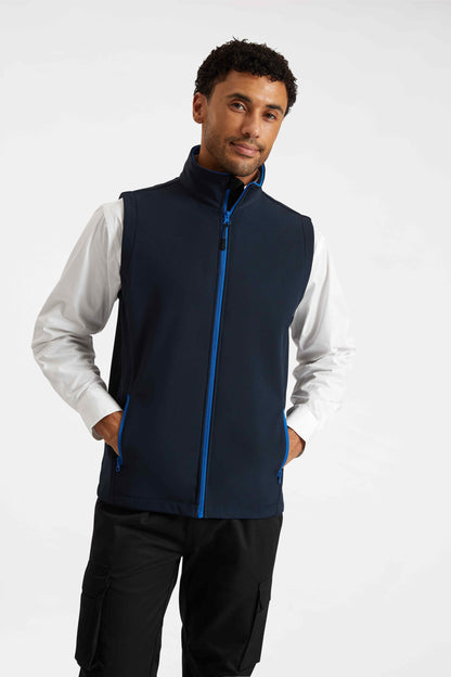 Uneek Printable Softshell Gilet Black/Black