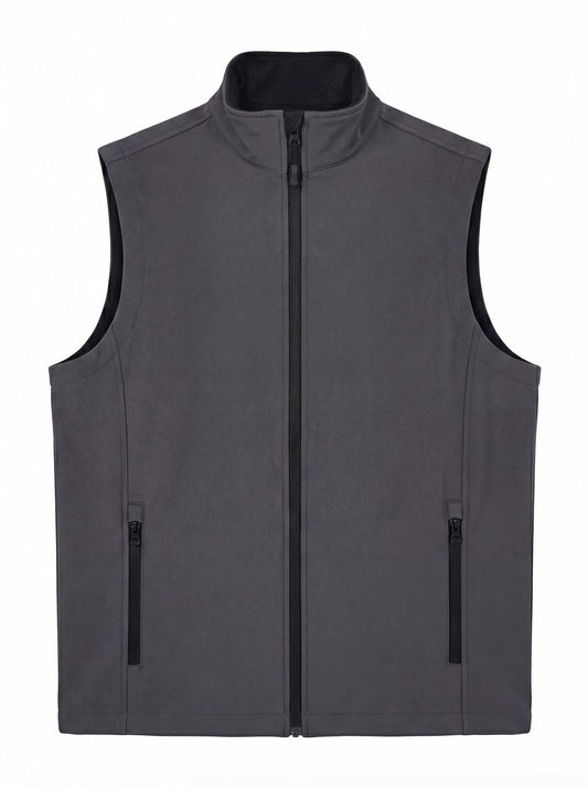 Uneek Ladies Printable Softshell Gilet Charcoal/Black