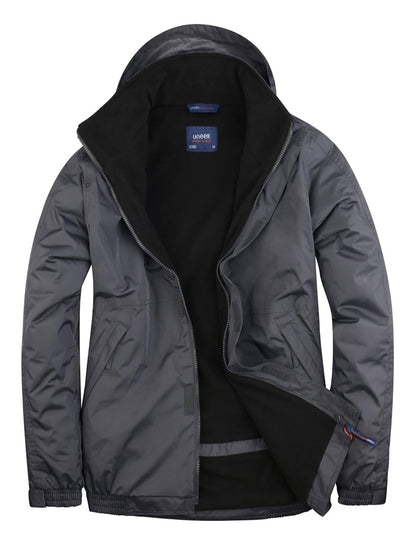 Uneek Premium Outdoor Jacket Deep Grey/Black
