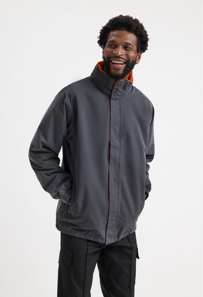 Uneek Deluxe Outdoor Jacket Black/Submarine Yellow