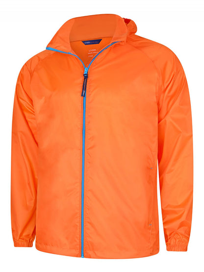 Uneek Active Jacket Fiery Orange/Surf Blue