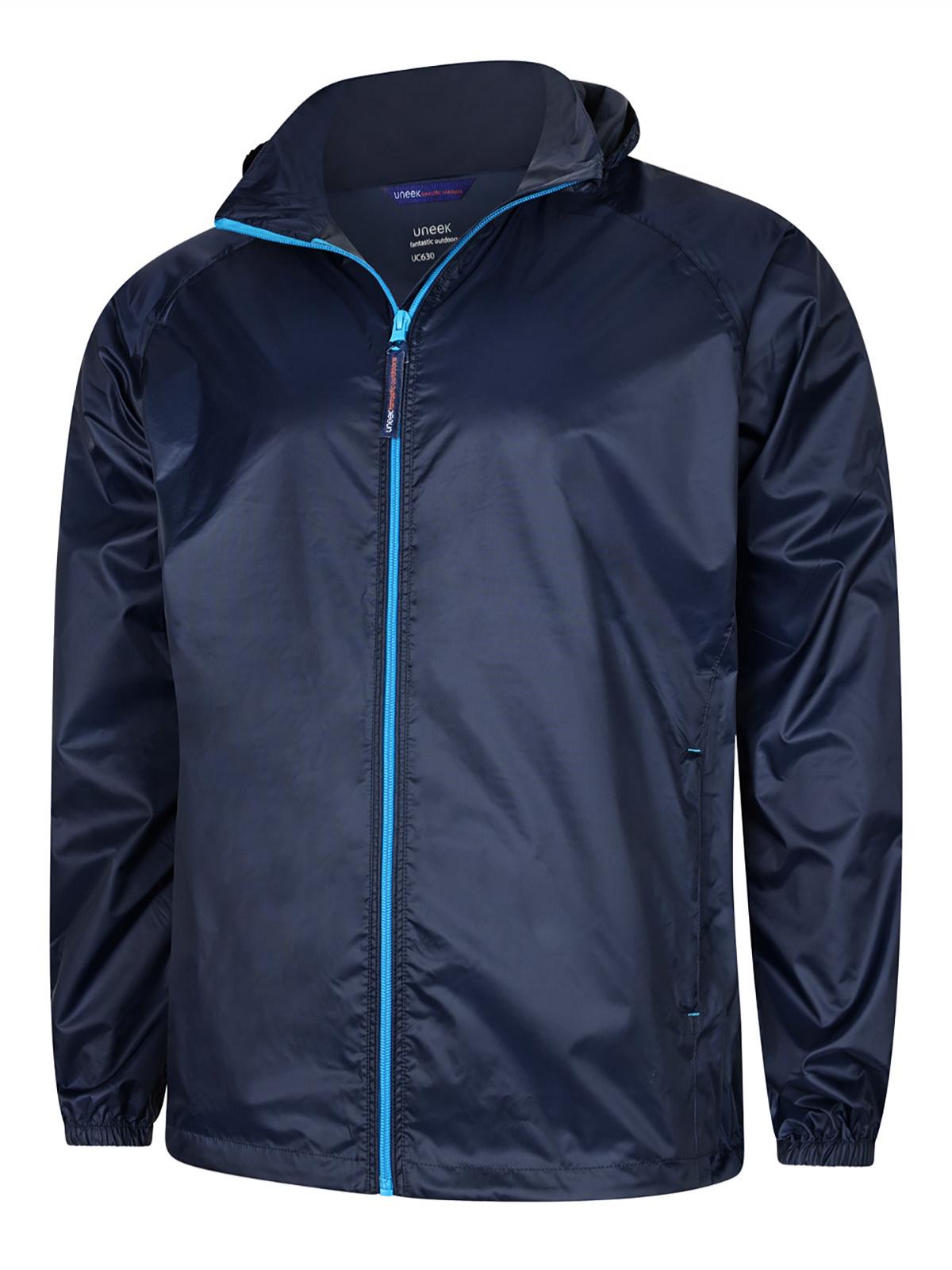 Uneek Active Jacket Navy/Surf Blue