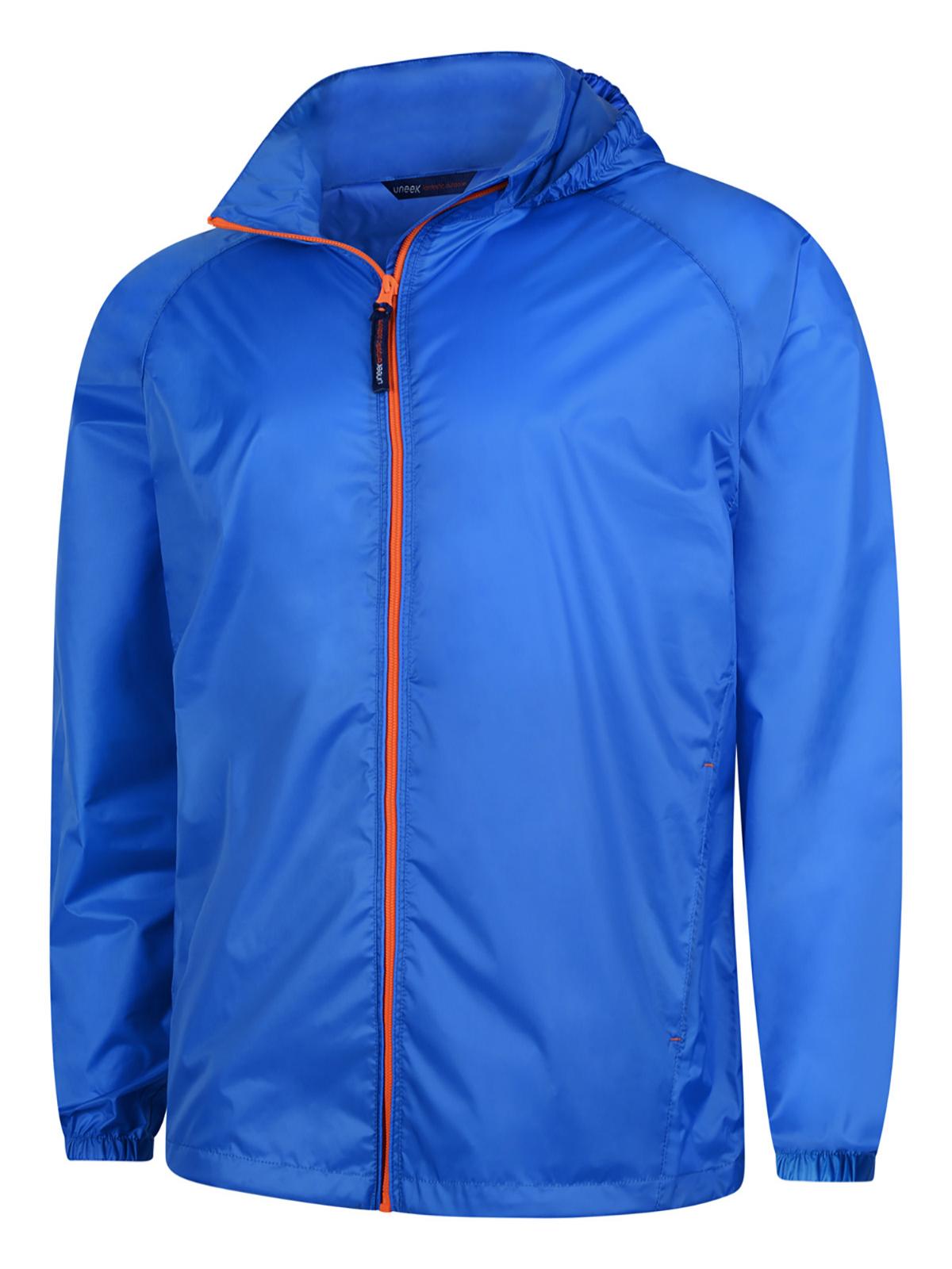 Uneek Active Jacket Oxford Blue/Orange