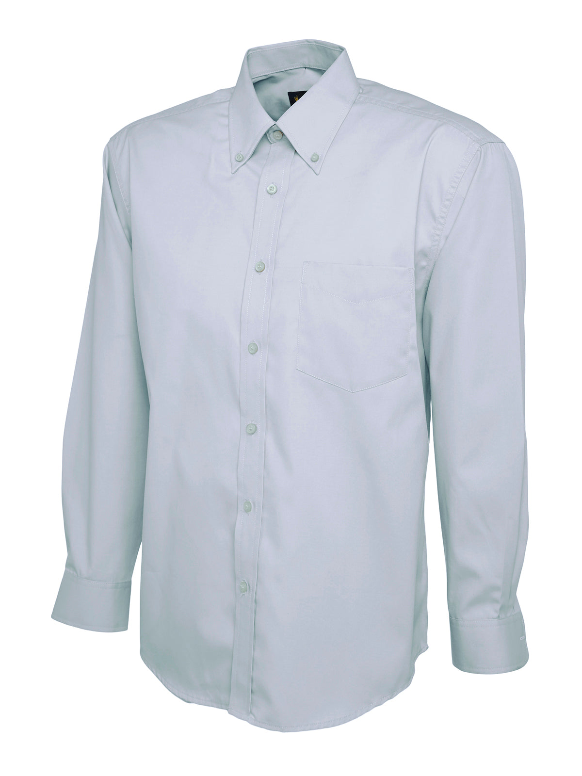 Uneek Mens Pinpoint Oxford Full Sleeve Shirt Light Blue