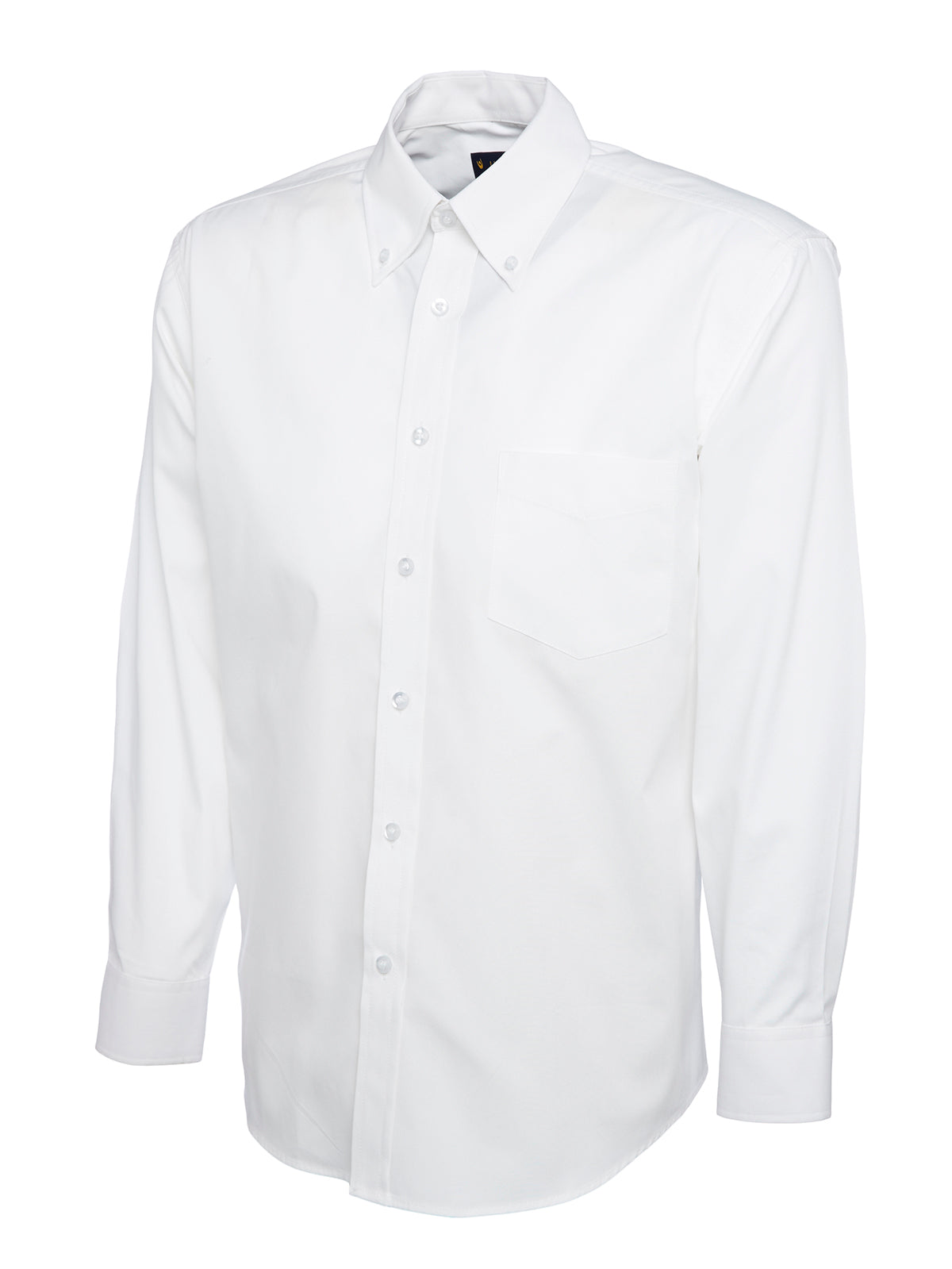 Uneek Mens Pinpoint Oxford Full Sleeve Shirt White