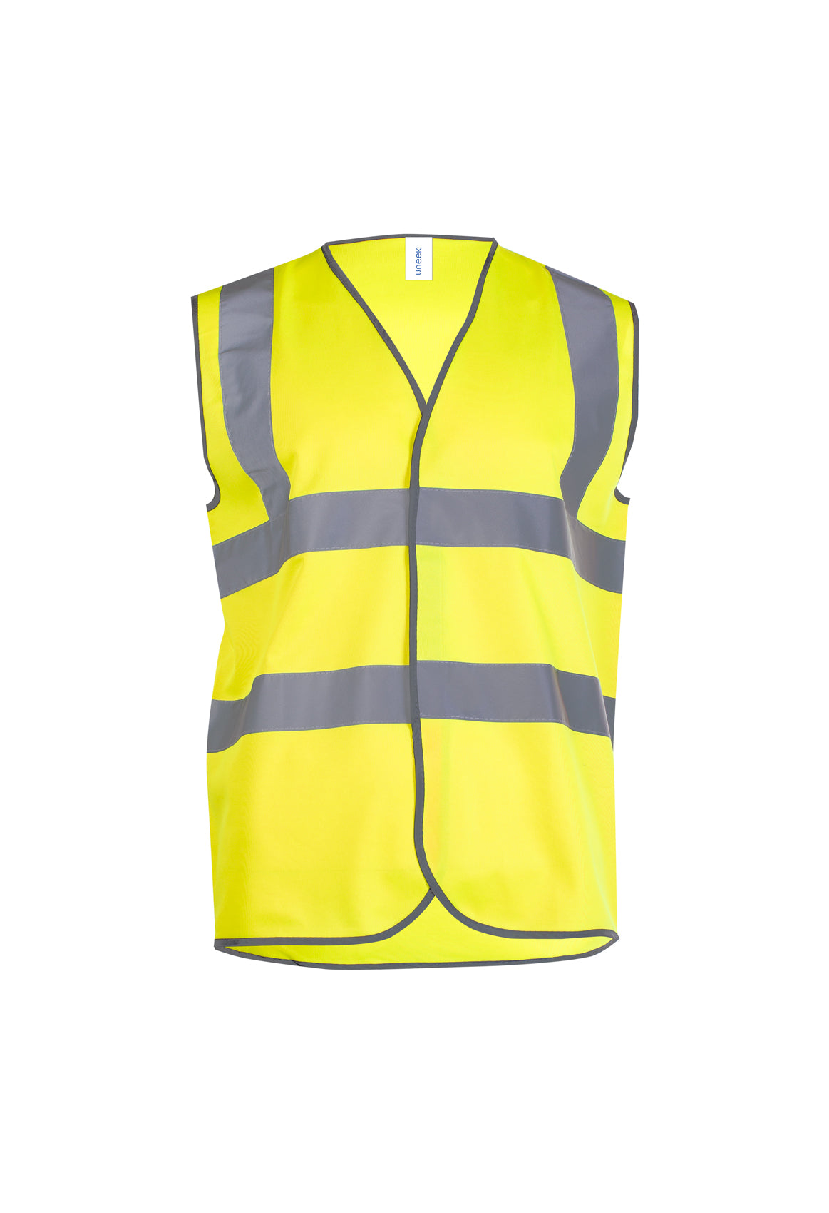 Uneek Sleeveless Safety Waist Coat Yellow