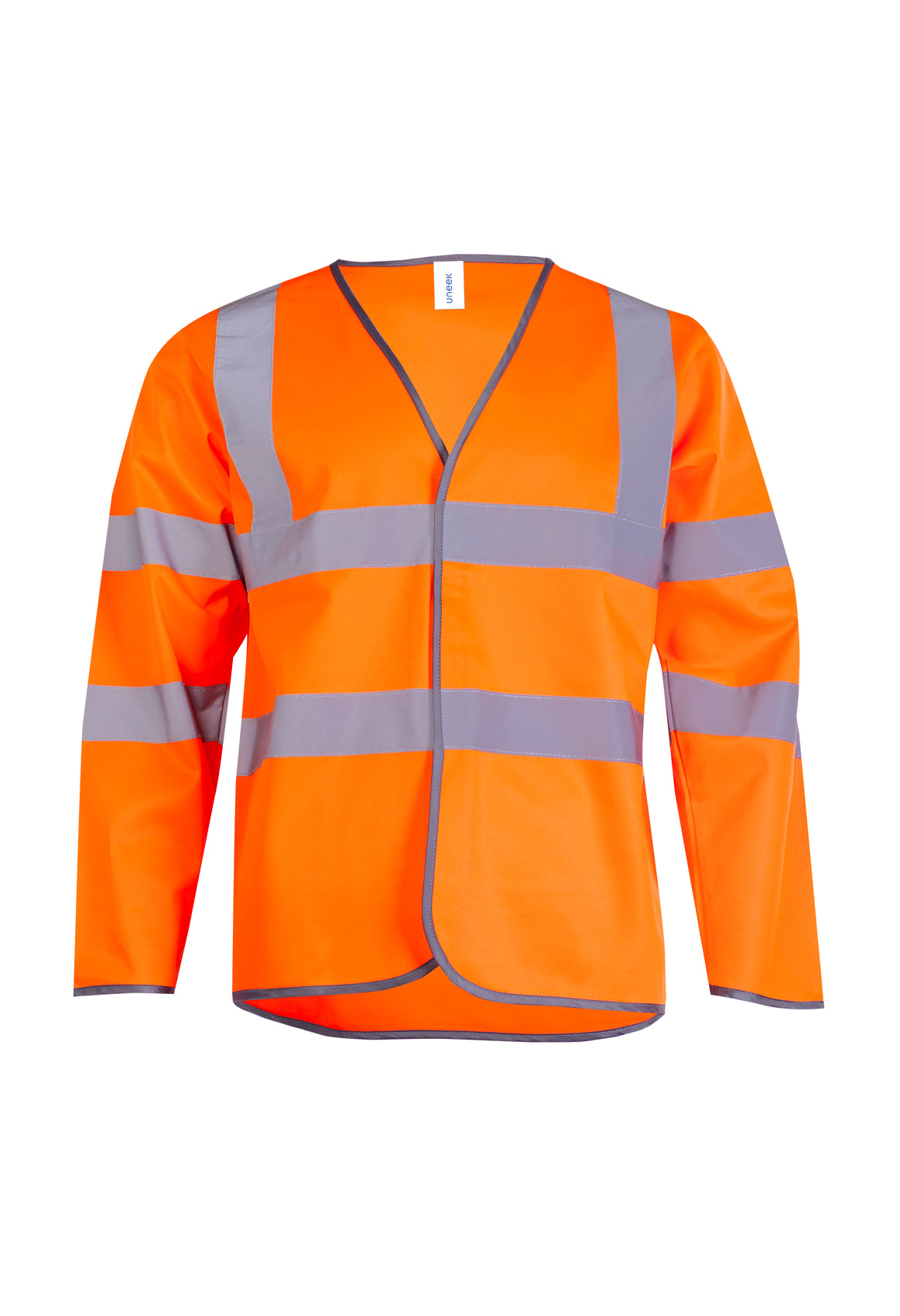 Uneek Long Sleeve Safety Waist Coat Orange