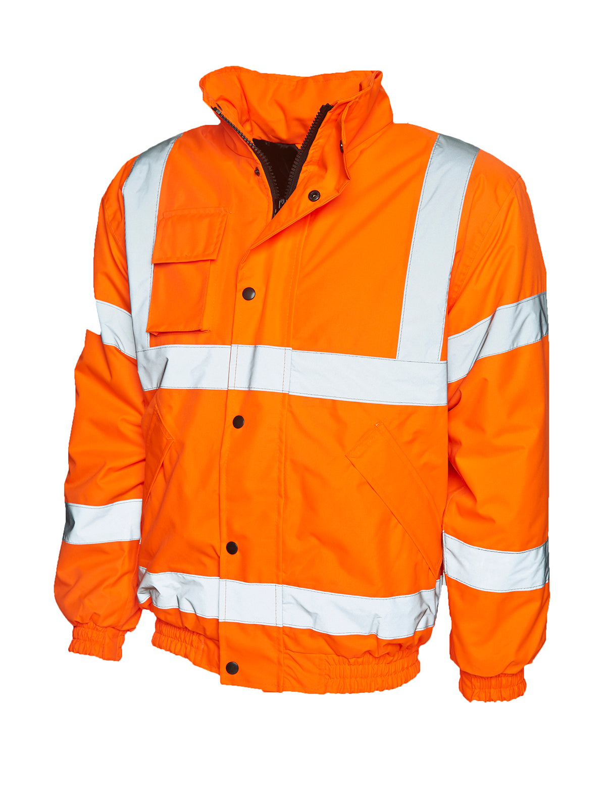 Uneek High Visibility Bomber Jacket Orange