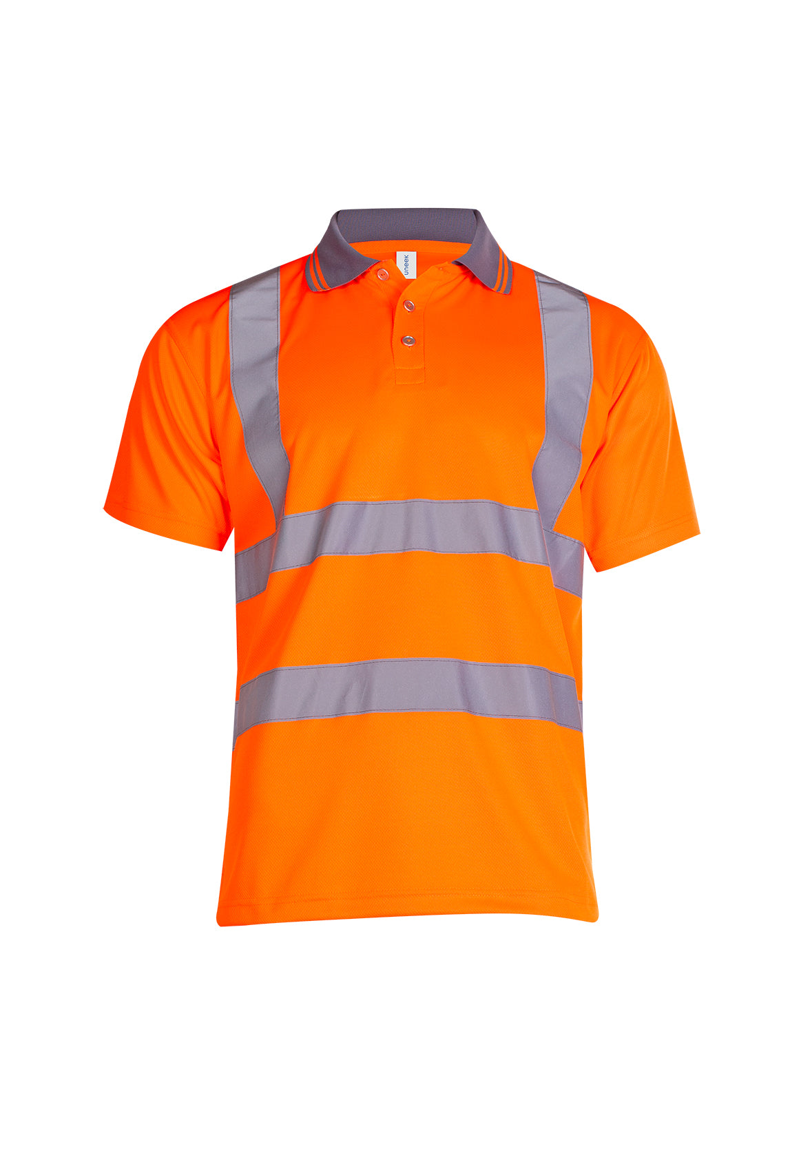Uneek Hi Viz Short Sleeve Polo Shirt Orange