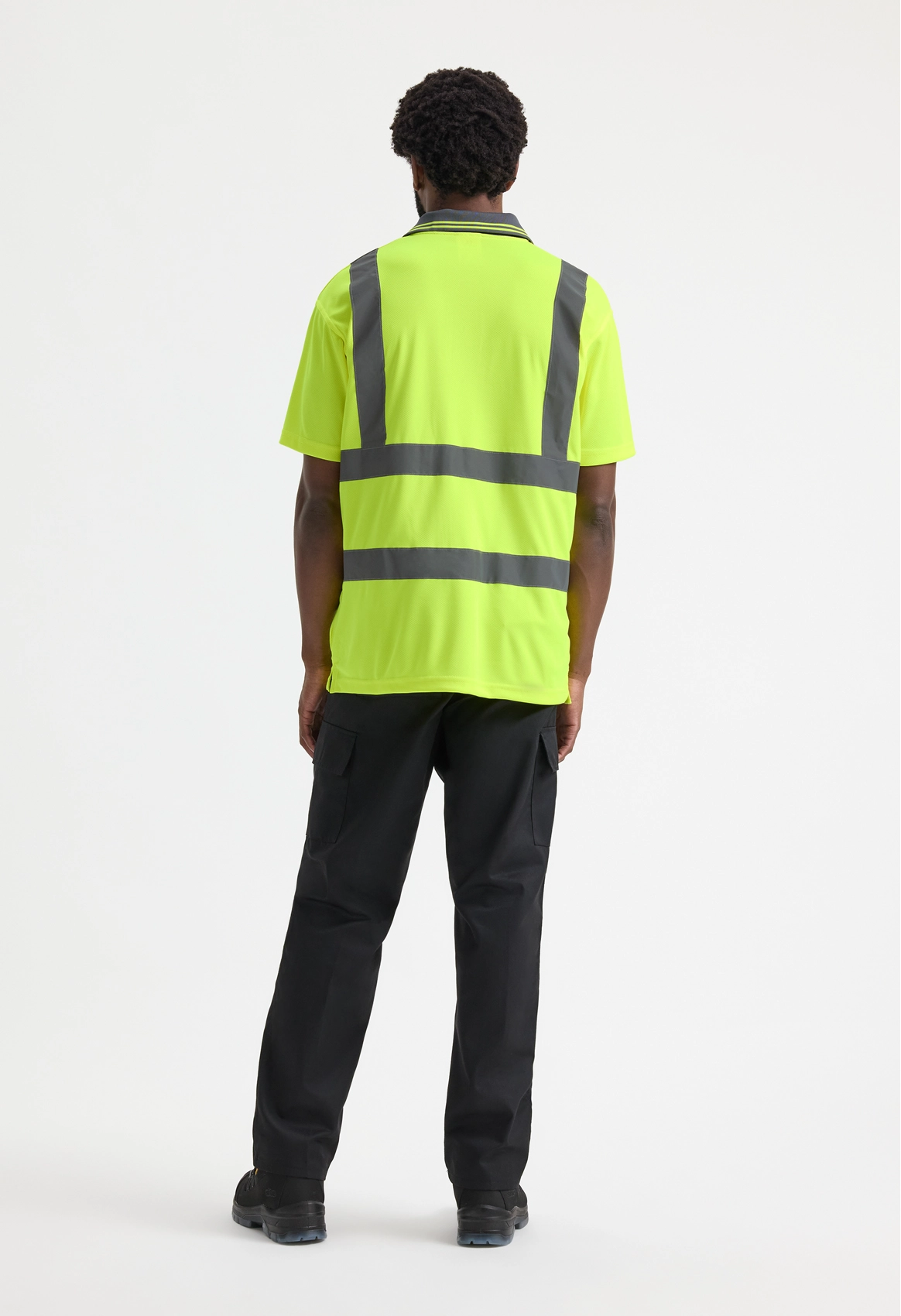 Uneek Hi Viz Short Sleeve Polo Shirt Orange