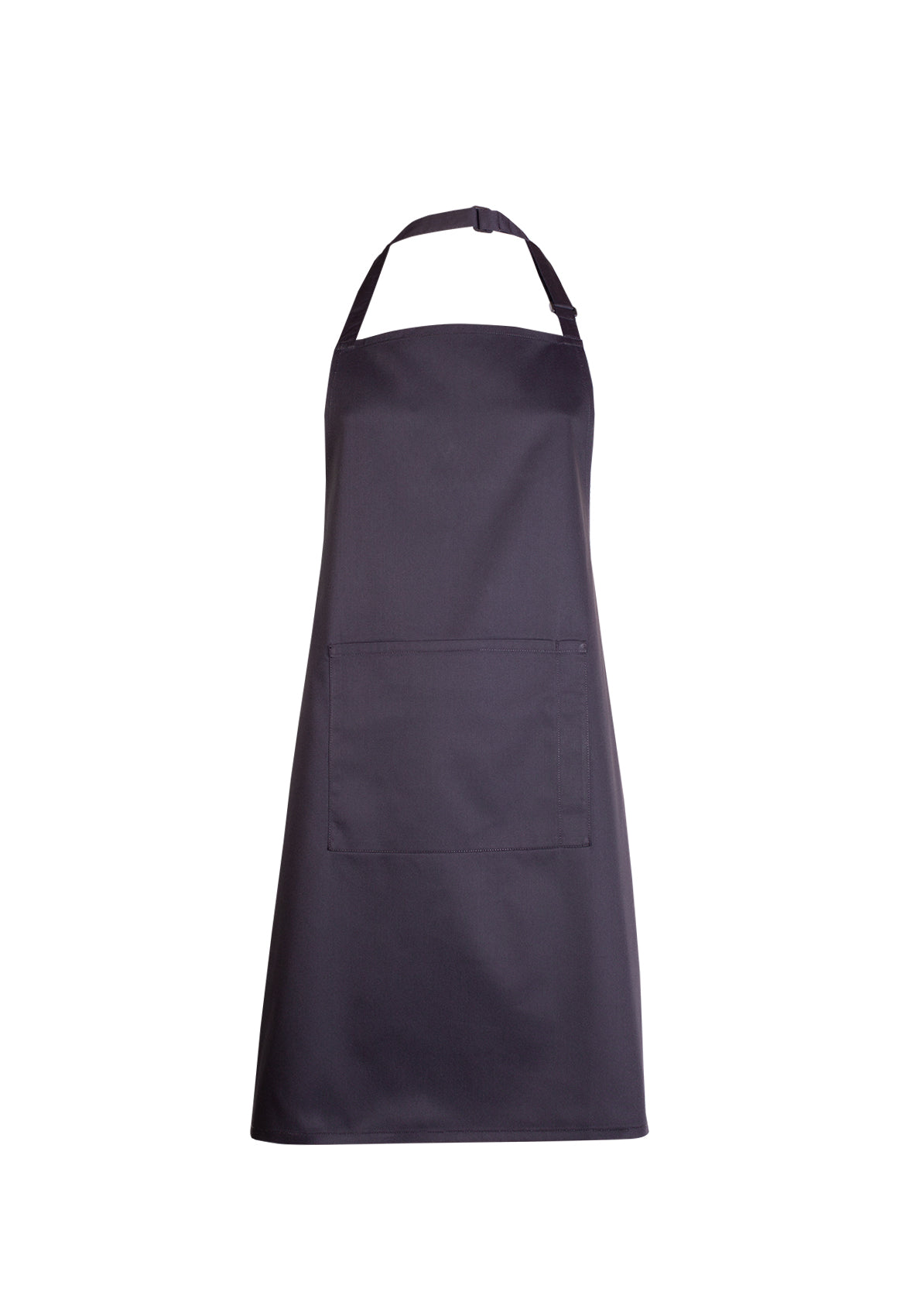 Uneek Bib Apron with Pocket Black