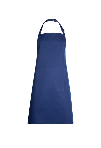 Uneek Bib Apron with Pocket Navy