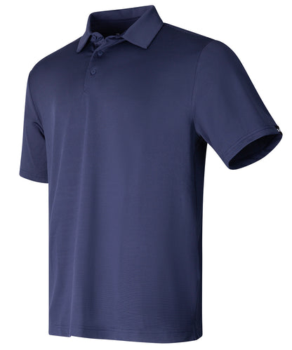 Under Armour UA playoff 3.0 stripe polo LB – microstripe Midnight Navy/White/Midnight Navy