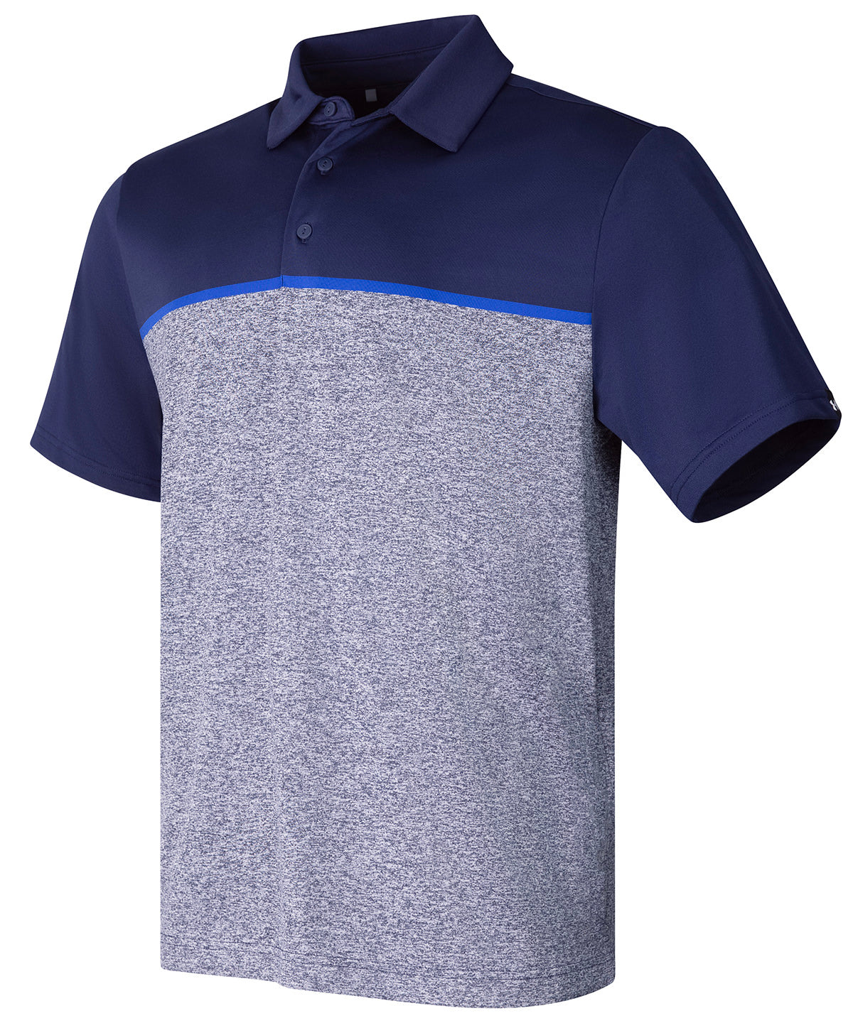 Under Armour UA playoff 3.0 stripe polo LB – edge lit Black/Red/Black