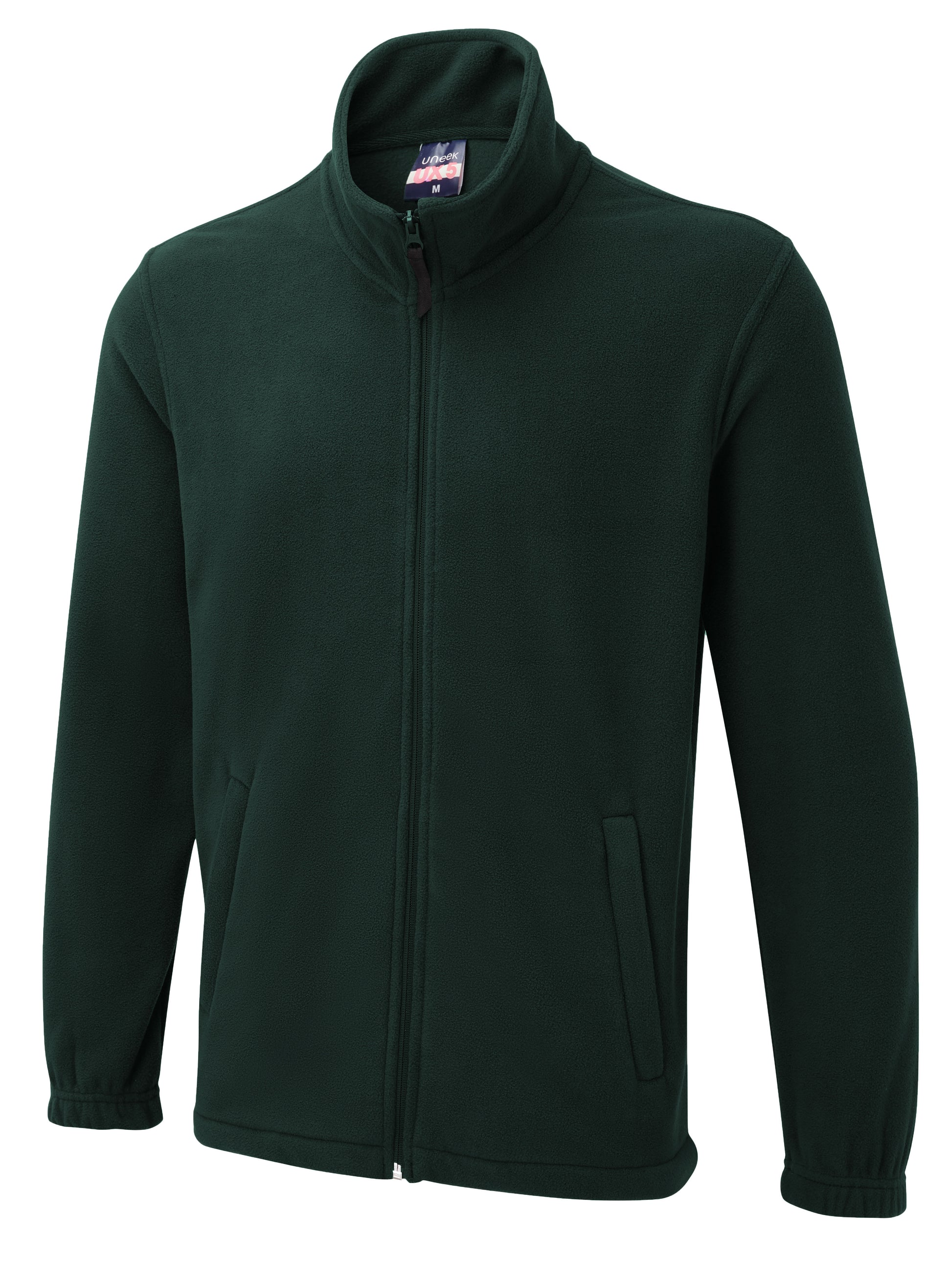 Uneek The UX Full Zip Fleece Bottle Green