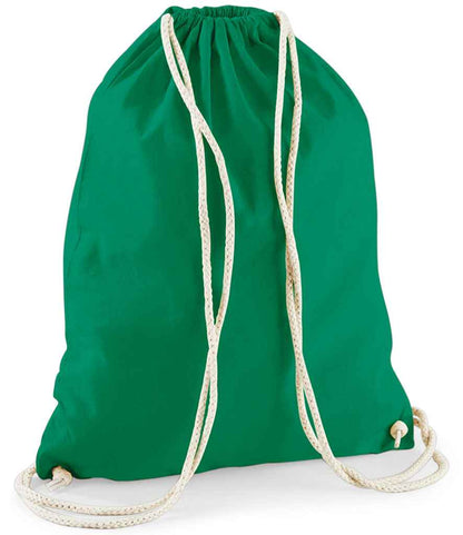 Westford Mill Cotton Gymsac in Kelly Green