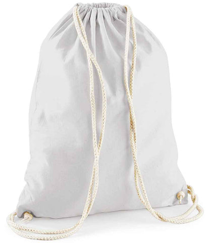 Westford Mill Cotton Gymsac in Light Grey