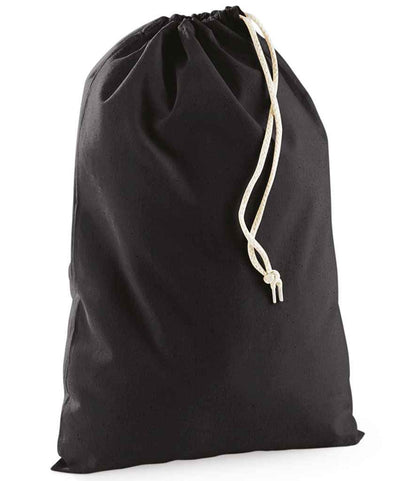 Westford Mill Cotton Stuff Bag in Black