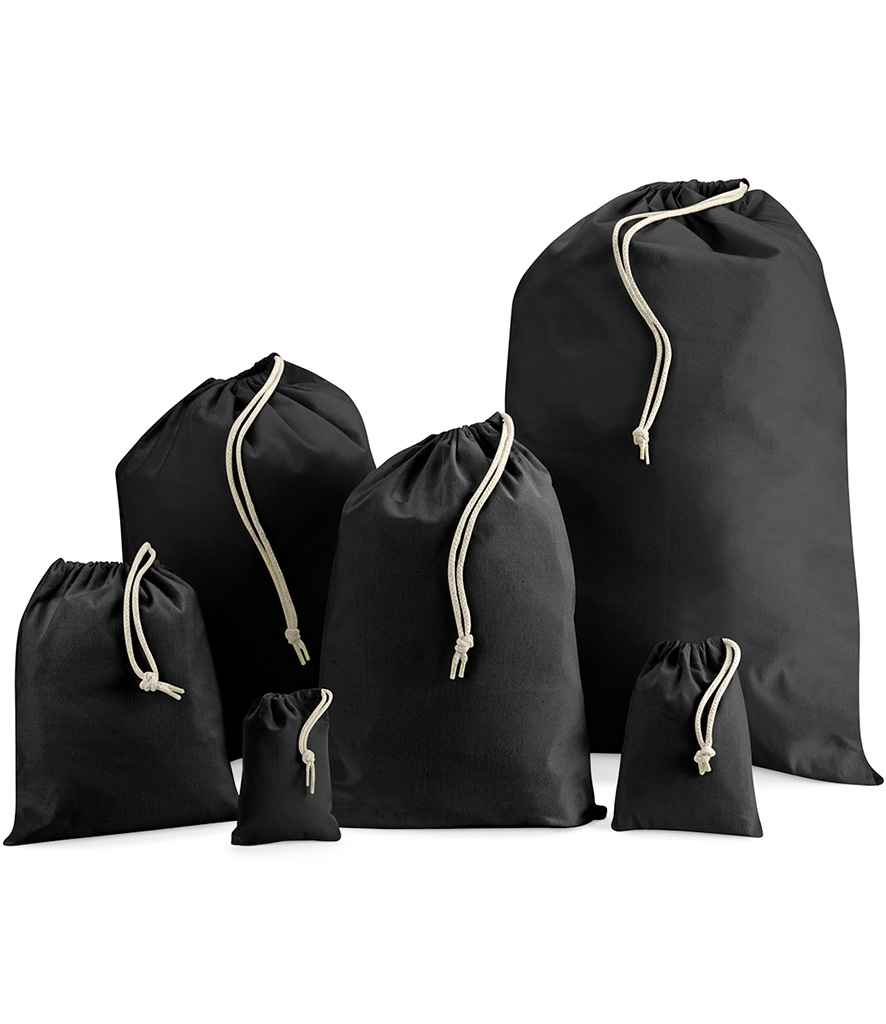 Westford Mill Westford Mill Cotton Stuff Bag Black