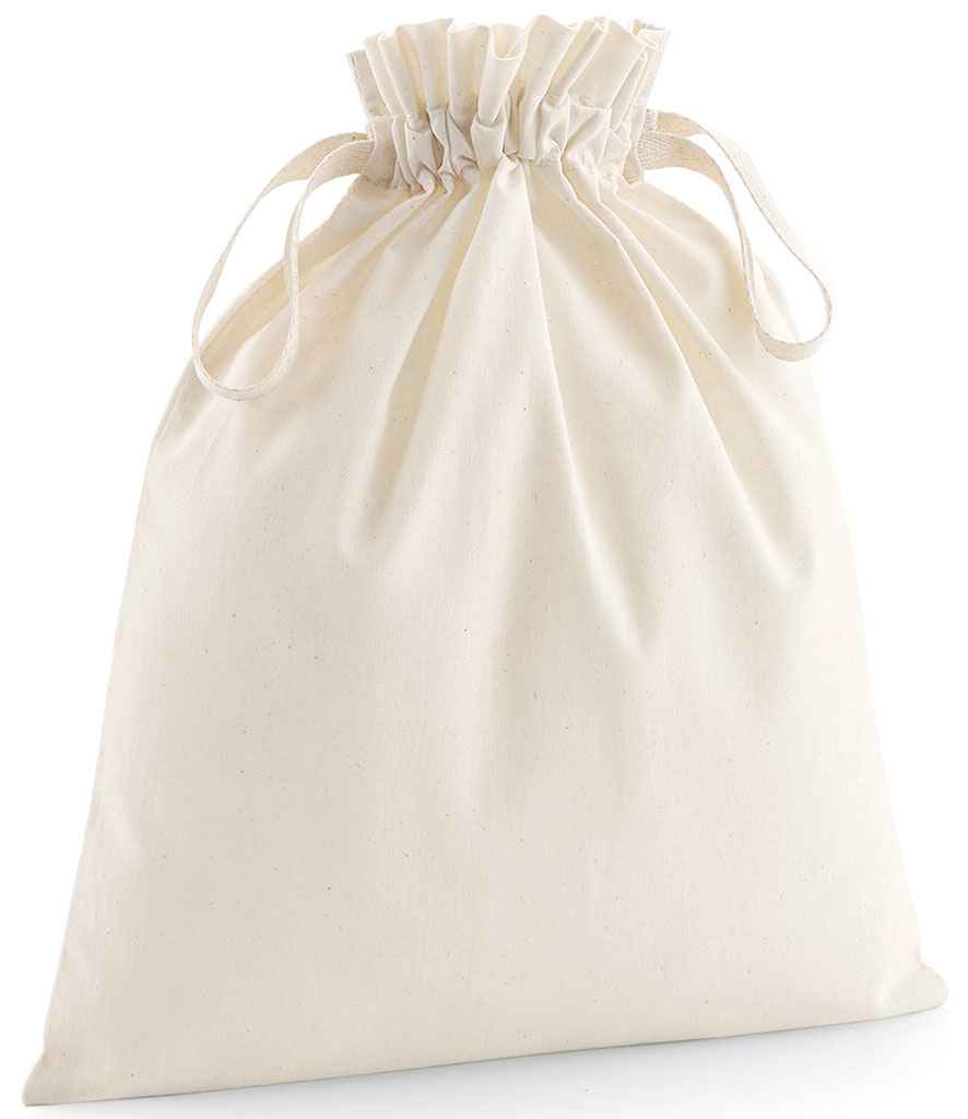 Westford Mill Westford Mill Organic Cotton Drawcord Bag Natural