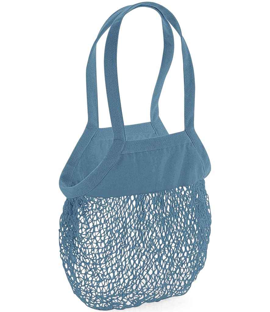 Westford Mill Organic Cotton Mesh Grocery Bag in Airforce