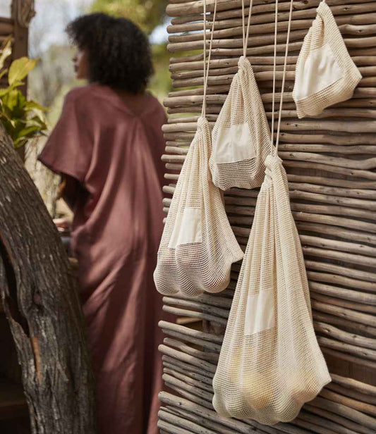 Westford Mill Organic Cotton Mesh Sacks - model image
