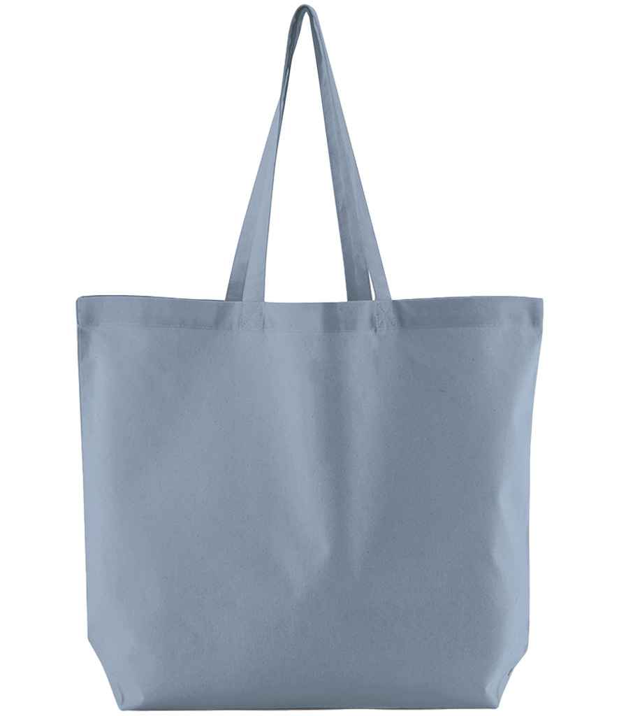 Westford Mill Organic Cotton In Conversion Maxi Bag for Life in Dusty Blue
