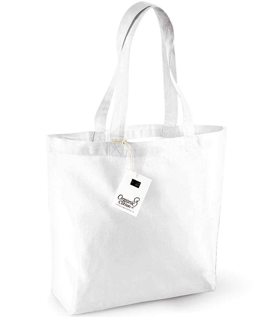 Westford Mill Organic Cotton Shopper in White