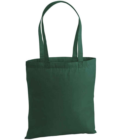 Westford Mill Premium Cotton Tote Bag in Bottle Green
