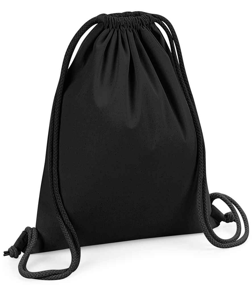 Westford Mill Organic Premium Cotton Gymsac in Black