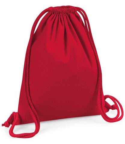 Westford Mill Organic Premium Cotton Gymsac in Classic Red