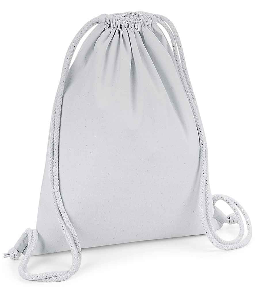 Westford Mill Organic Premium Cotton Gymsac in Light Grey