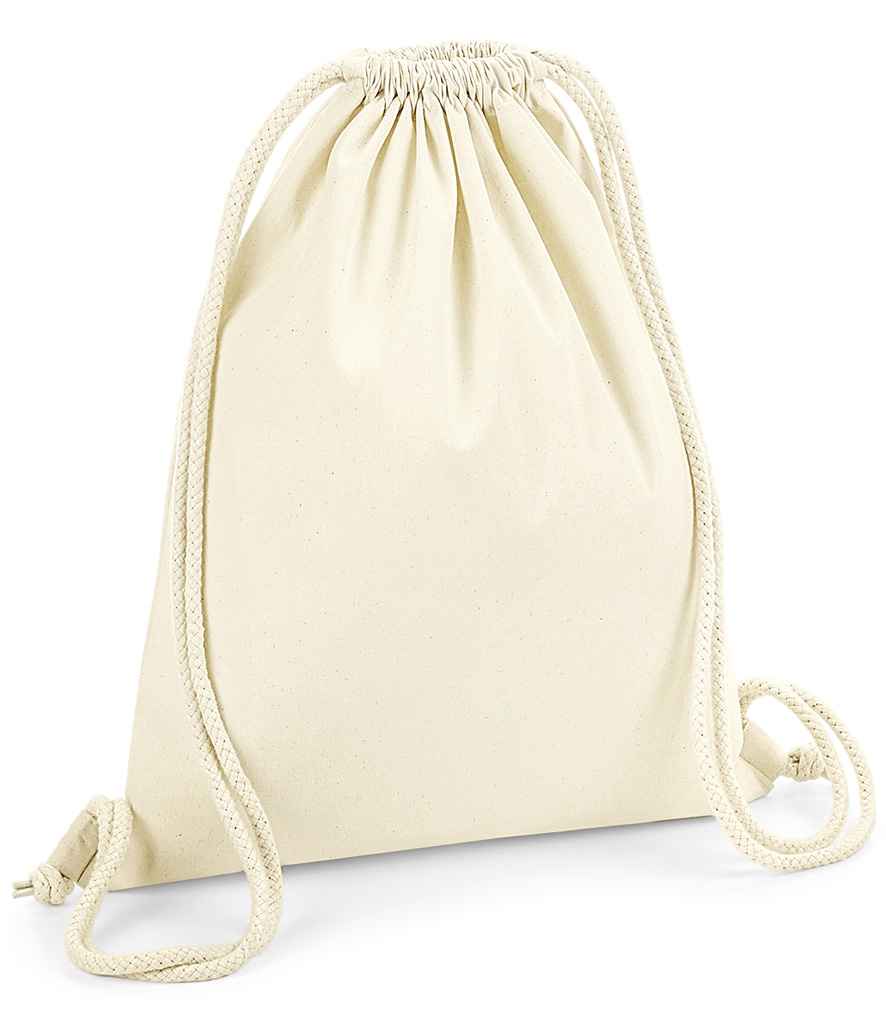 Westford Mill Organic Premium Cotton Gymsac in Natural