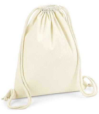 Westford Mill Organic Premium Cotton Gymsac in Natural