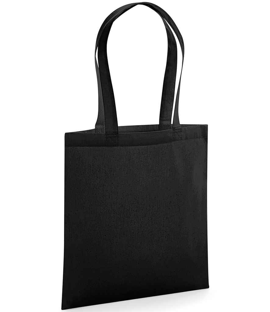Westford Mill Organic Premium Cotton Tote Bag in Black