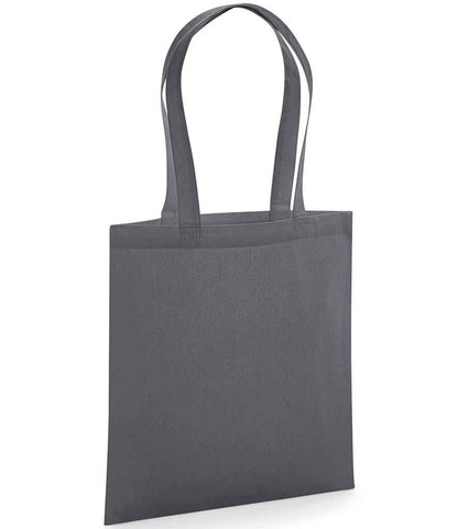 Westford Mill Organic Premium Cotton Tote Bag in Graphite Grey
