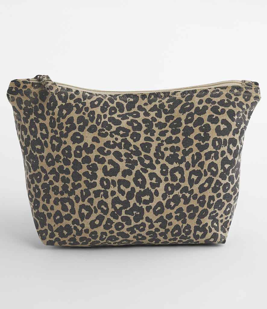 Westford Mill Leopard Print Canvas Accessory Bag
