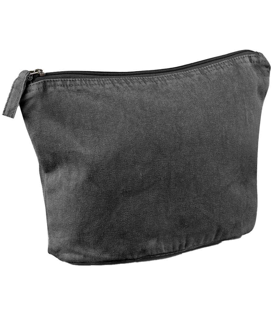Westford Mill Garment Dyed Accessory Bag in Vintage Black