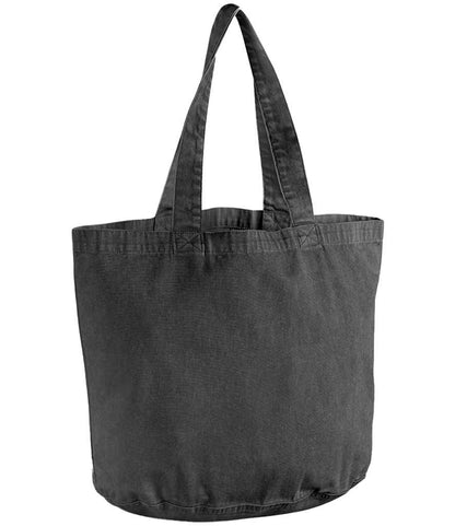 Westford Mill Garment Dyed Shopper in Vintage Black