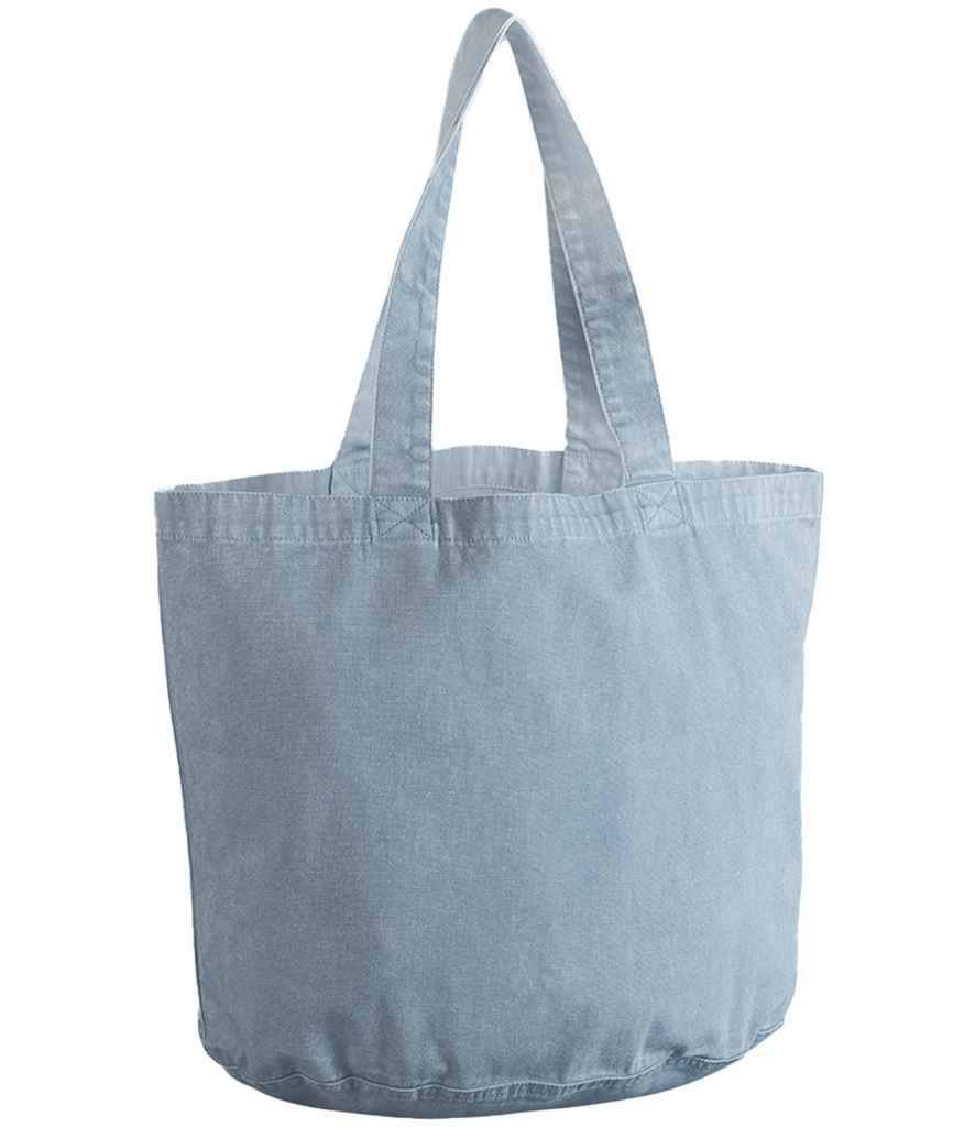 Westford Mill Garment Dyed Shopper in Vintage Light Blue